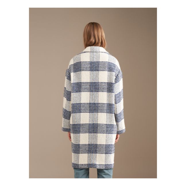 Abrigo de lana Claire Carreaux - Colección Mujer | Azul