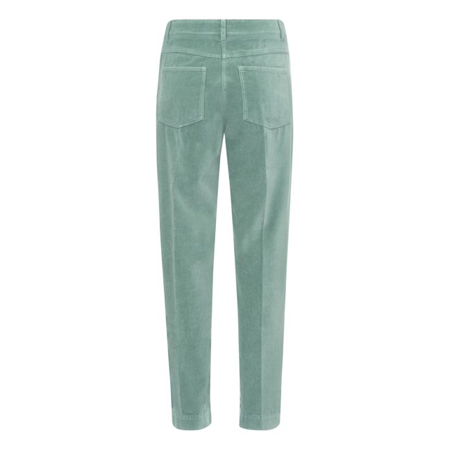 Pantalones Pepite Velours | Verde Jade
