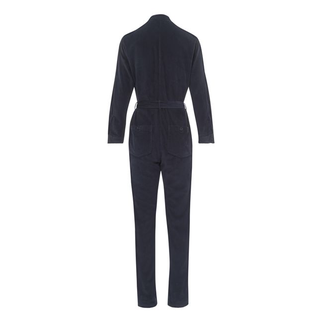 Combinaison Pilar Velours Côtelé | Bleu nuit