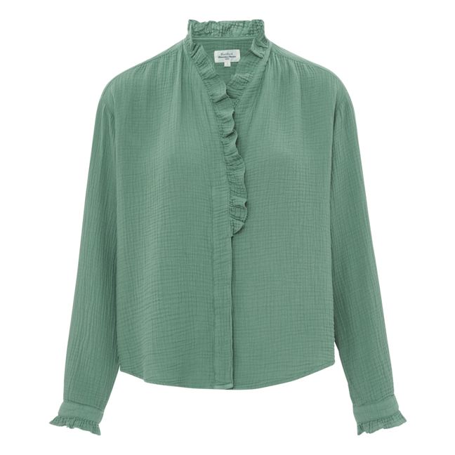Carlotta blouse | Jade Green