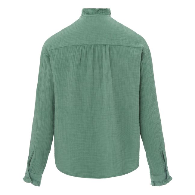 Carlotta blouse | Jade Green
