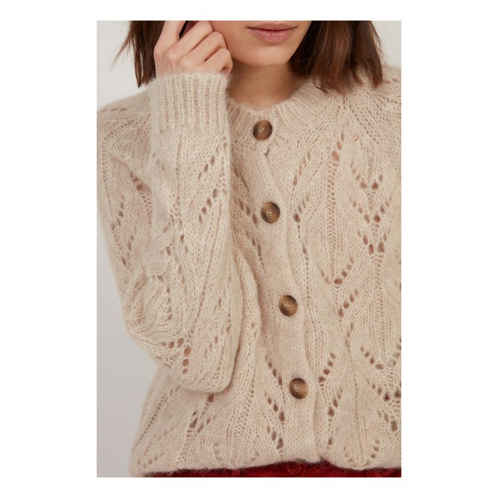 Merylle Alpaca cardigan Beige