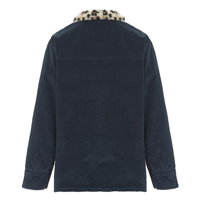 Veste Réversible Coton Velours Côtelé Brune - Collection Femme  | Azul