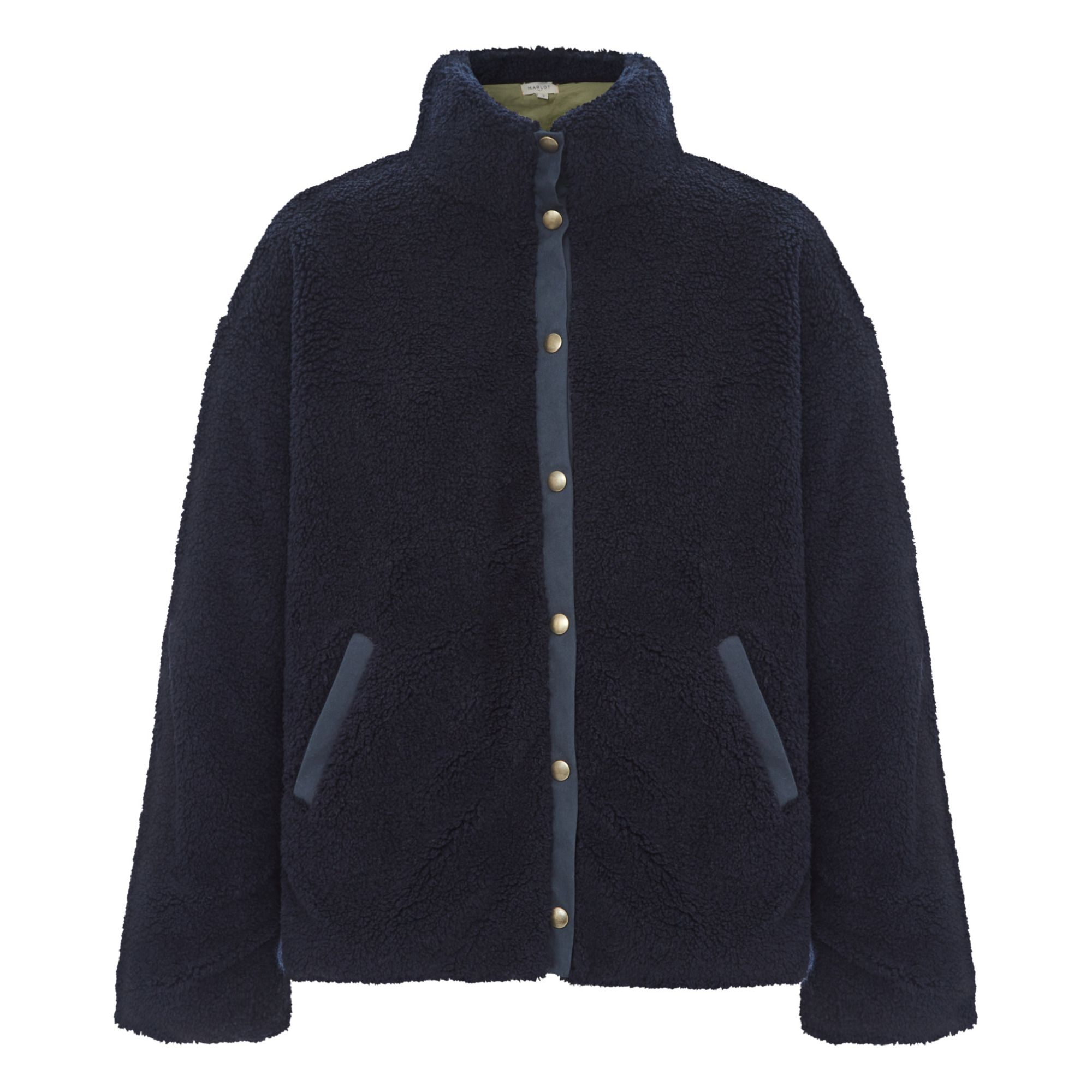 Marlot Paris Olive Fur Coat Women s Collection Navy blue