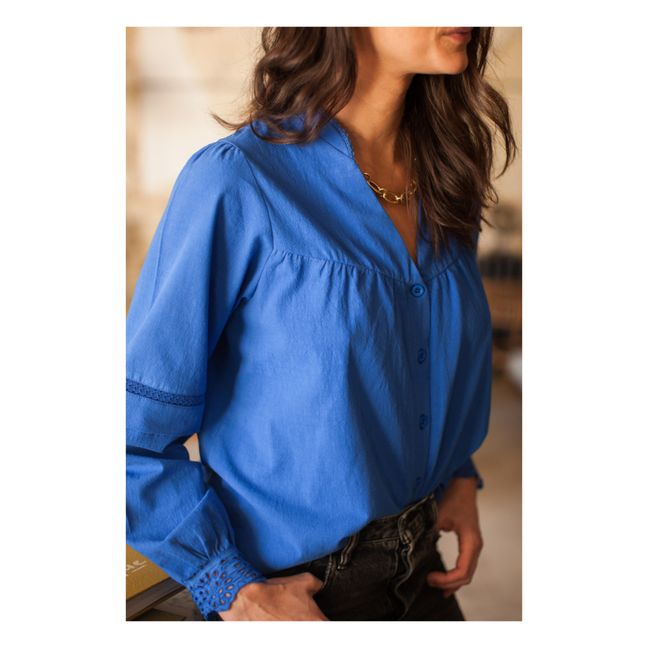 Camicetta in Cotone Sofia - Collezione Donna  | Blu
