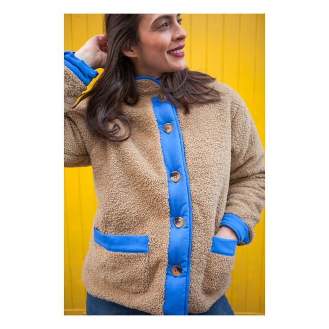 Giacca Stile Pelliccia Elsa - Collezione Donna  | Nocciola