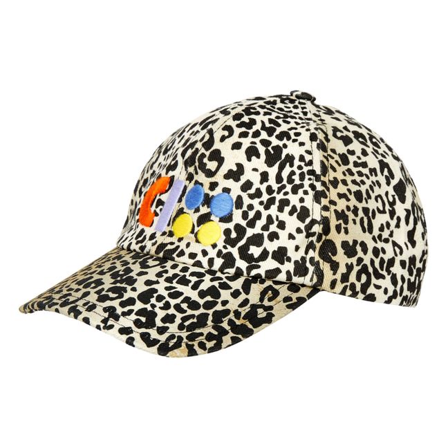 Cappello in denim leopardato | Leopardo