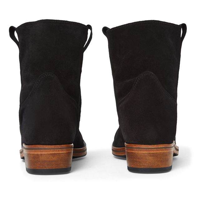 Bottines Tiers Gardian Cuir Velours | Noir