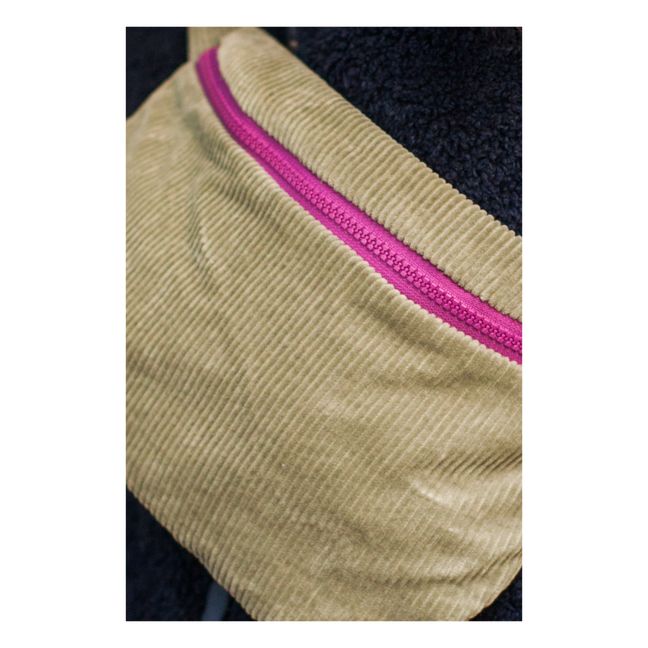 Banane Coton Velours Côtelé - Collection Femme  | Khaki clar