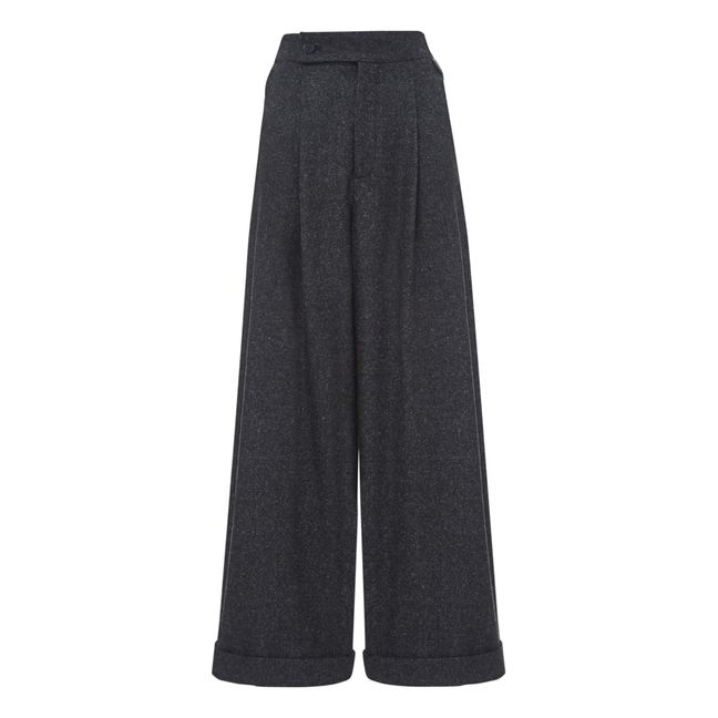 Pantalon Hanbury Cropped | Gris anthracite