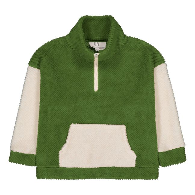 Giacca Stile Pelliccia in Materiale Riciclato Bear | Verde