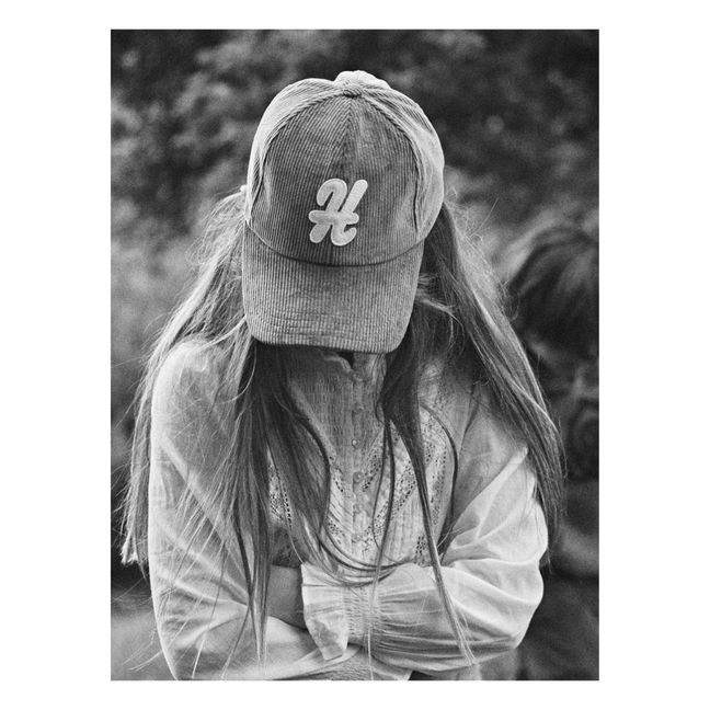 H Gorro de terciopelo | Camel