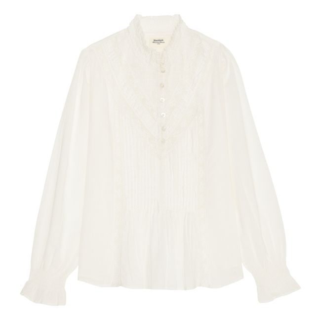 Blouse Dentelle Chelsea | Blanco