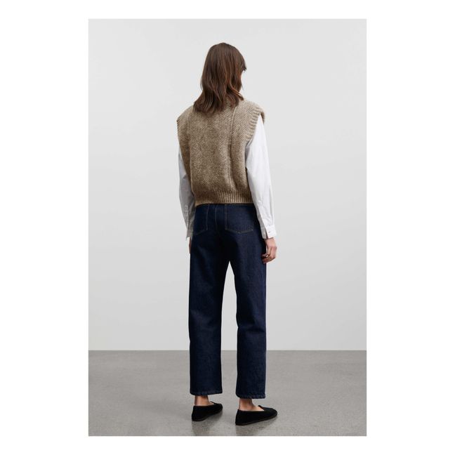 Pull Sans Manches Tilia Laine | Camel