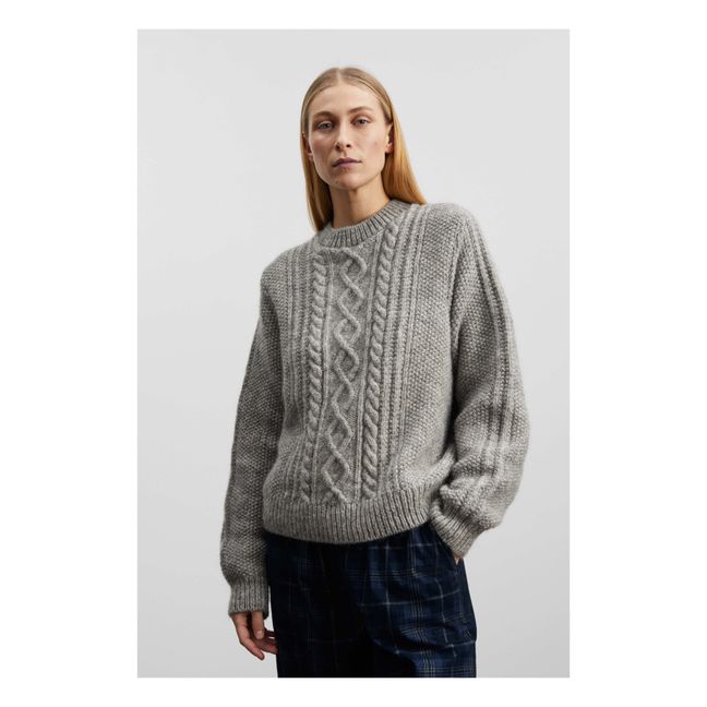 Maglione in lana Tilia | Grigio chiaro