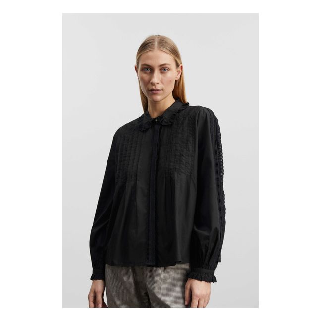 Blouse Primrose Coton Bio | Black