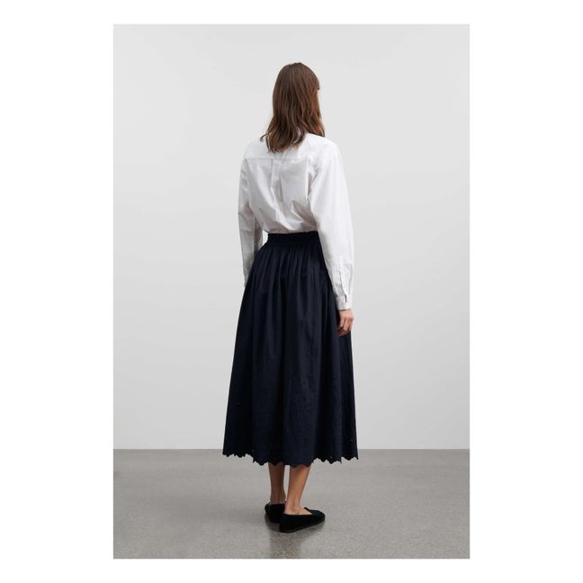 Jupe Ria Coton Bio Lin | Azul Noche