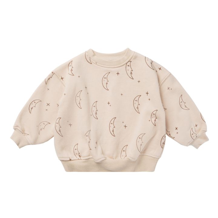 Sweat Moons Relaxed | Rose pâle- Image produit n°0