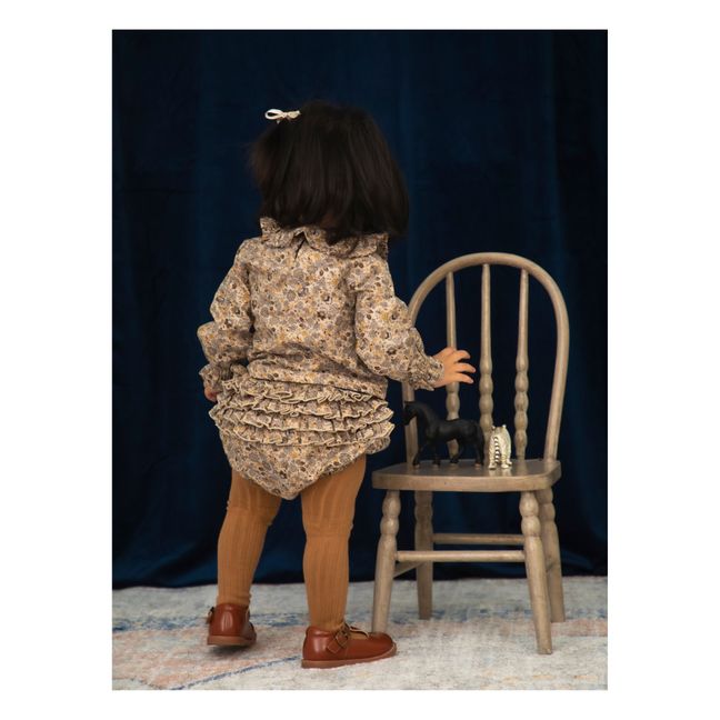 Bloomer Coton Bio Fleurs Dan | Beige