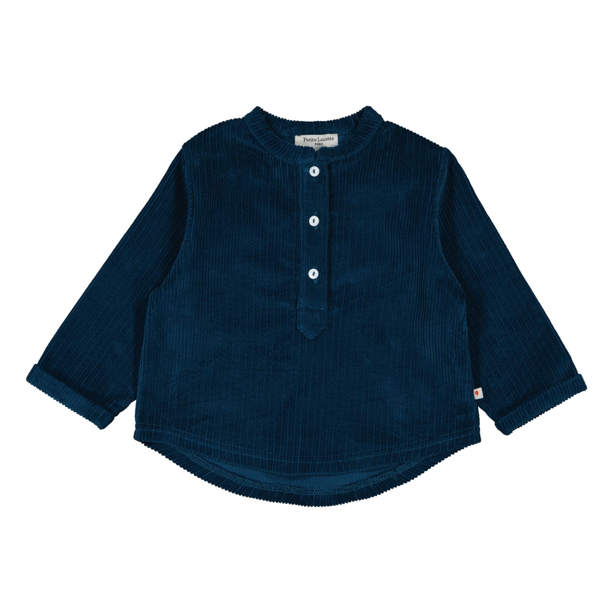 Petite Lucette Kurta Velours Côtelé Loris | Blau