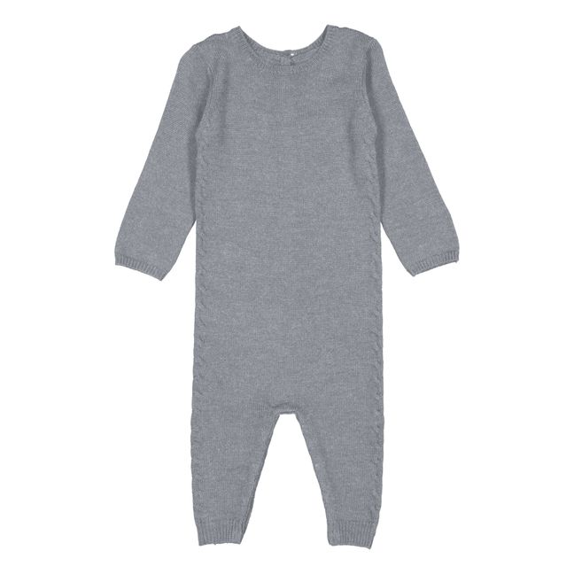 Combinaison Laine Alex | Bleu gris