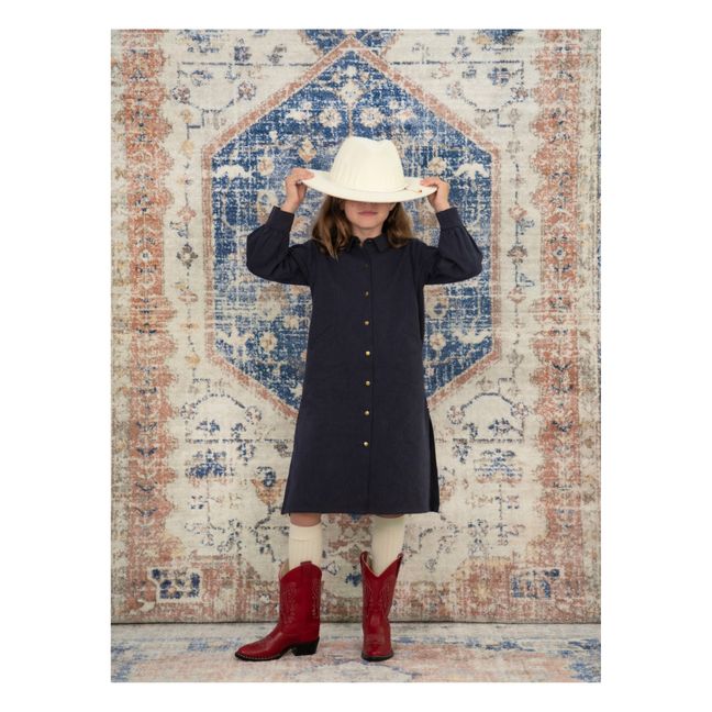 Kleid Denim Leicht Bio-Baumwolle Isadora | Denim Brut