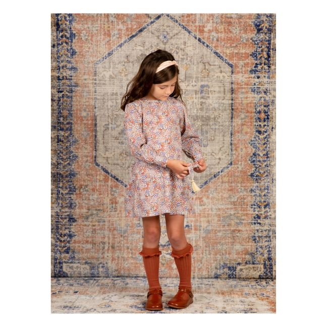 Robe Fleurie Ceinturée Ninon | Rose