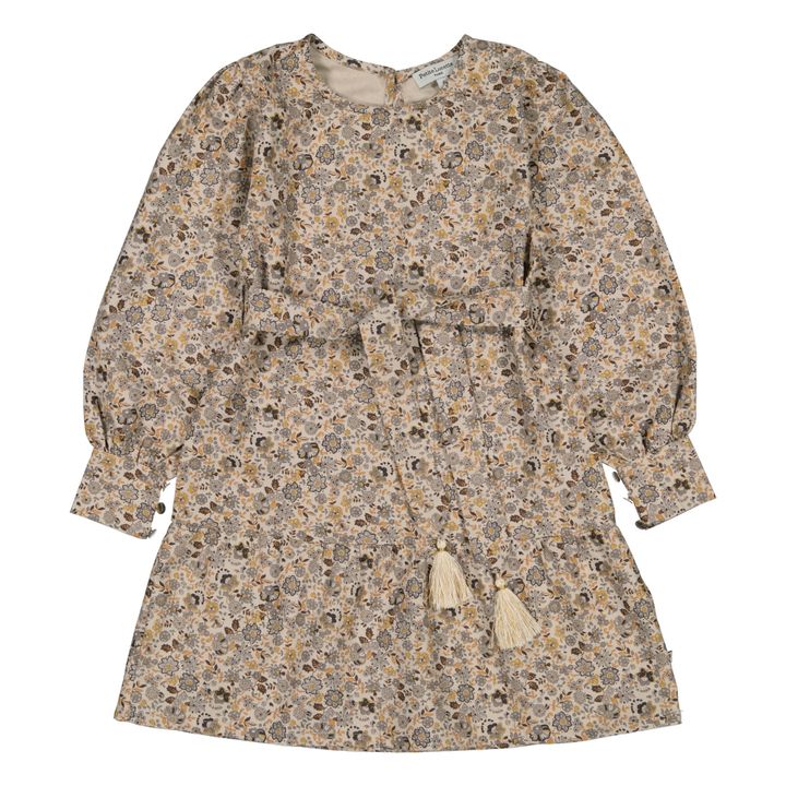 Robe discount fleurie beige