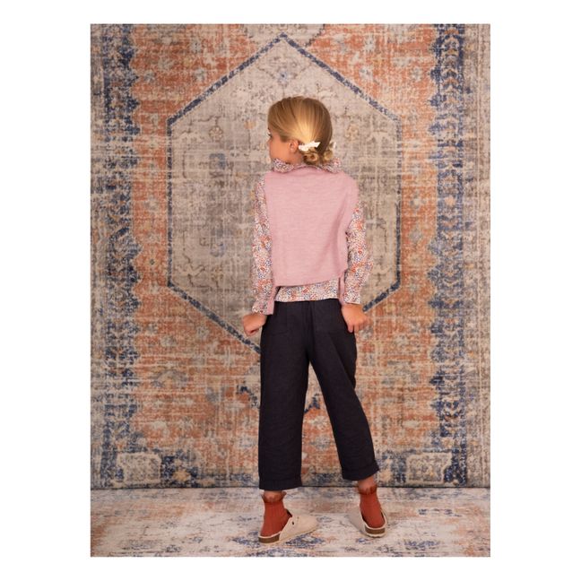 Pull Sans Manches Laine Lurex Jano | Rose