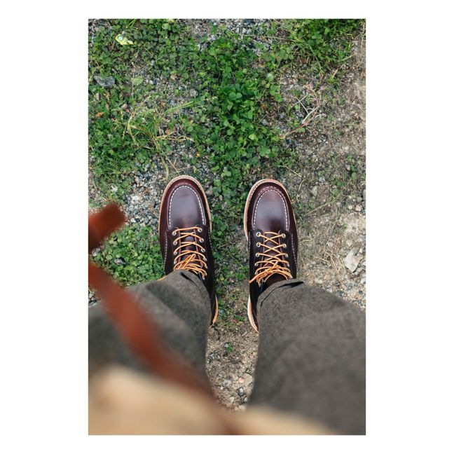 Moc Toe Boots | Burgunderrot