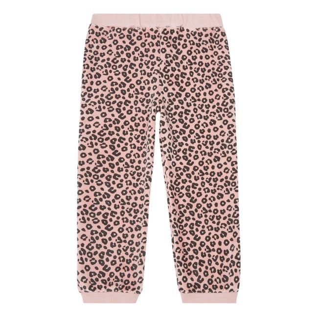 Leopard Jogger | Pale pink