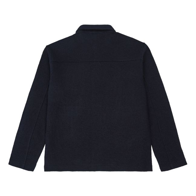 Kian 6398 Giacca in lana merino | Blu marino