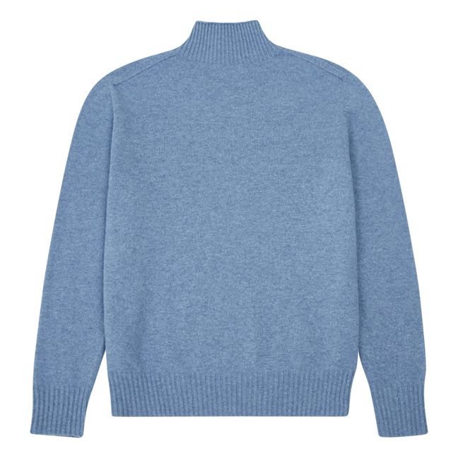 Clark 6624 Wool turtleneck jumper | Blue
