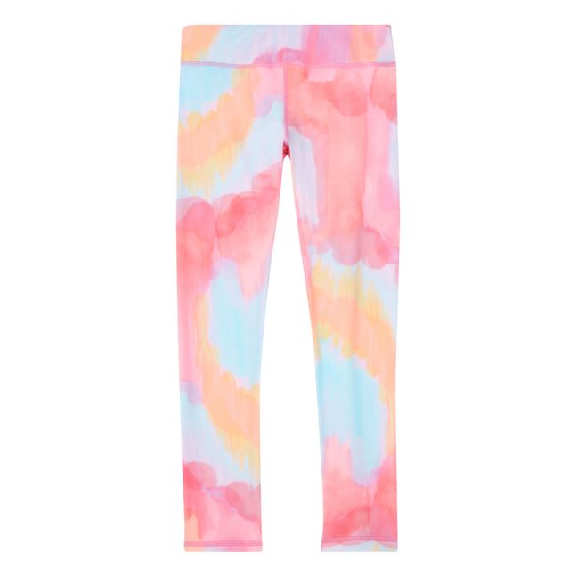 Watercolour leggings | Pink