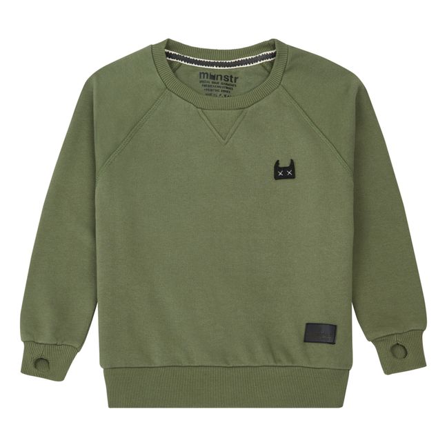 Lost Island Crew sweatshirt | Olive green