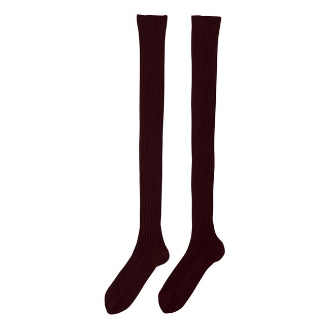 Kok Long Socks | Bordeaux