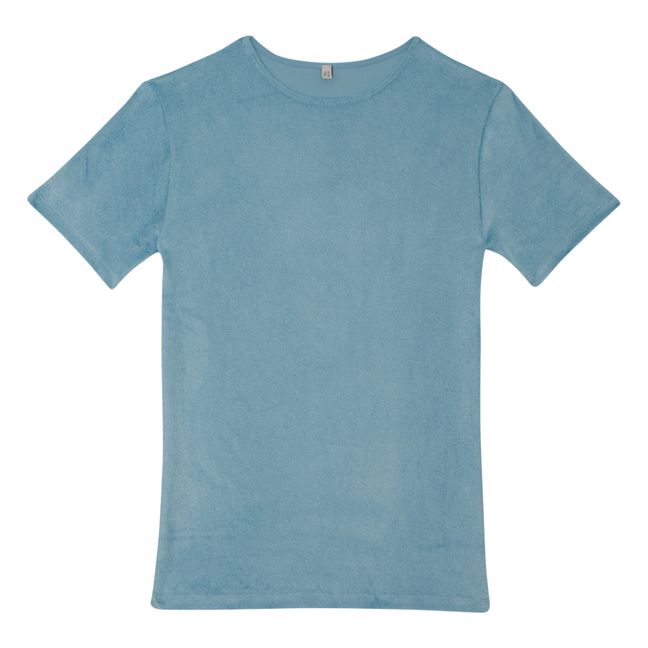T-Shirt Omo Velours Ecovero | Azul
