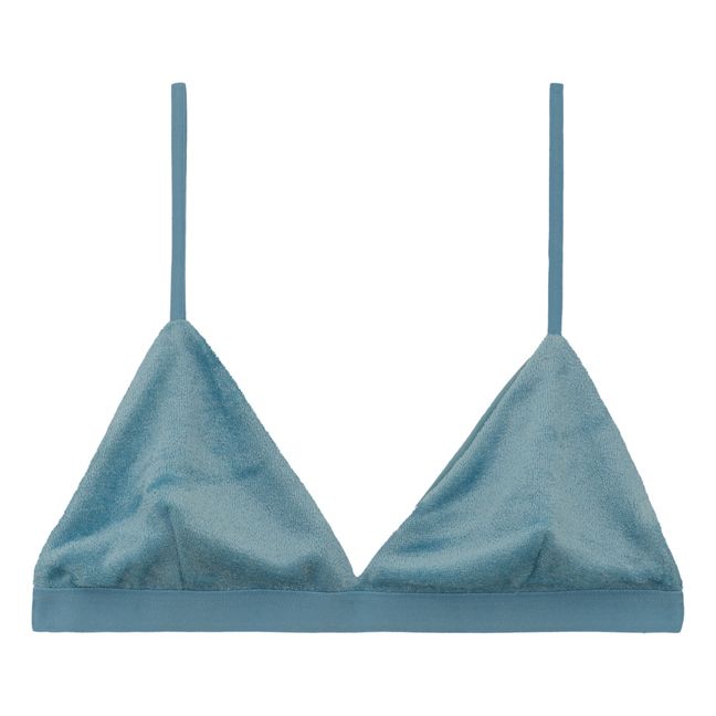 Soutien-Gorge Mississippi Velours Ecovero | Bleu