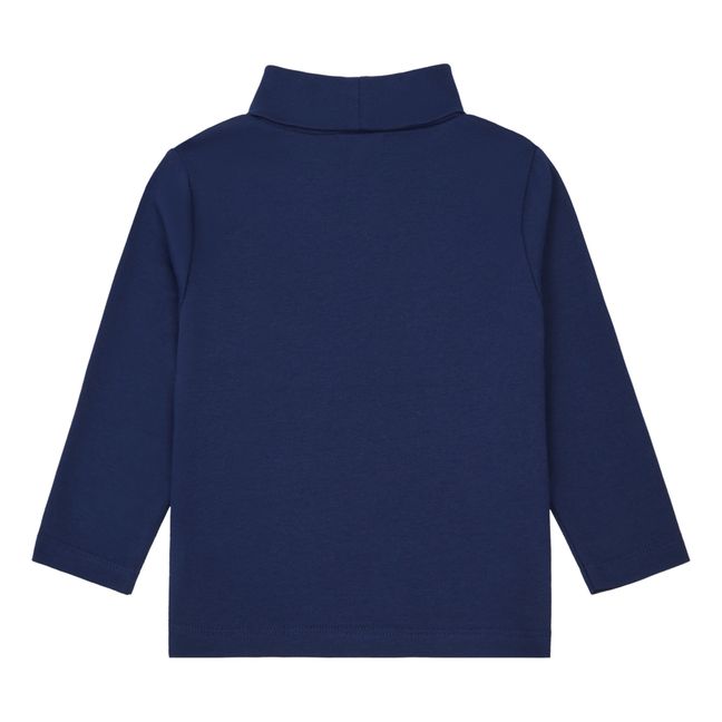 Camiseta interior de algodón ecológico | Azul Marino