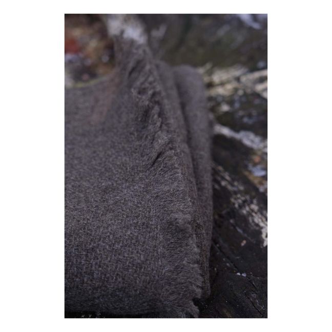 Sciarpa in cashmere | Marrone scuro