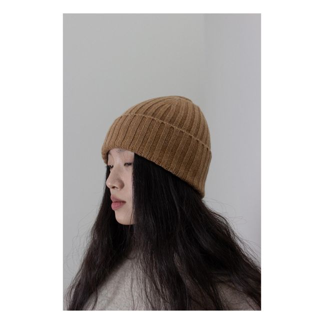 Bonnet Utility Cachemire | Marrone scuro