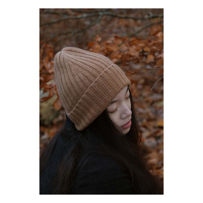 Bonnet Utility Cachemire | Marrone scuro