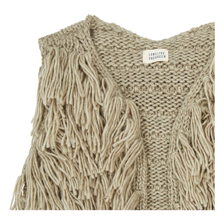 Longlivethequeen - Fringed waistcoat - Grey | Smallable