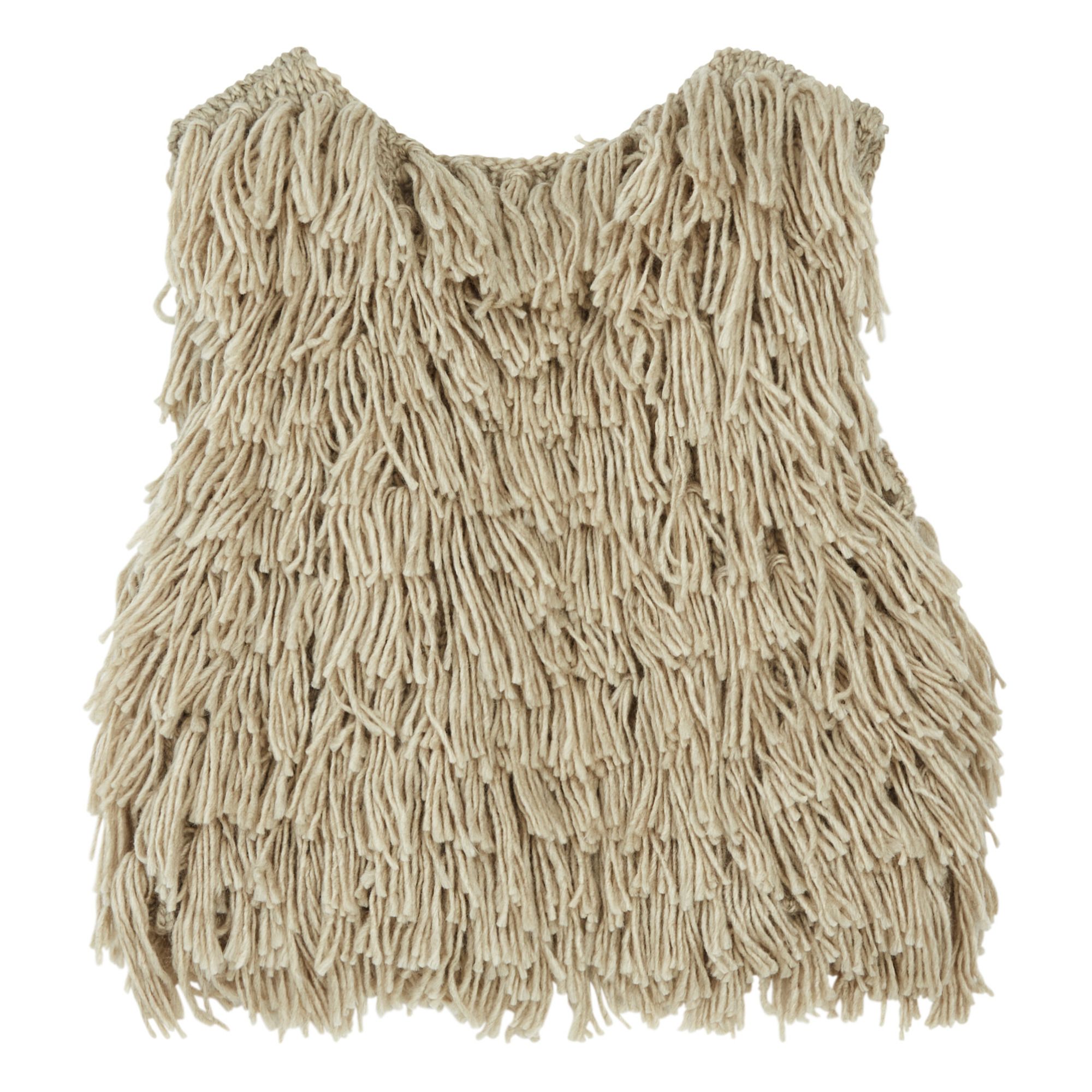 Longlivethequeen - Fringed waistcoat - Grey | Smallable