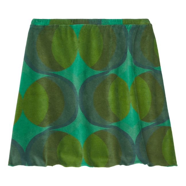 Retro skirt Organic cotton | Green