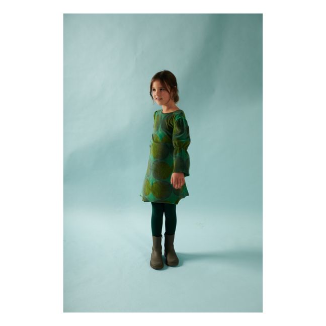 Robe Retro Coton Bio | Verde