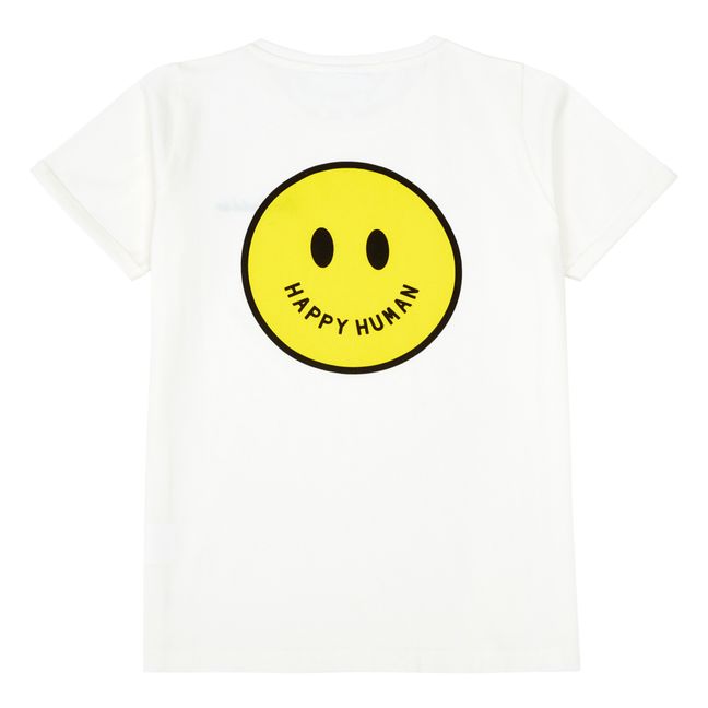 T-shirt Coton Bio Smiley | Blanc