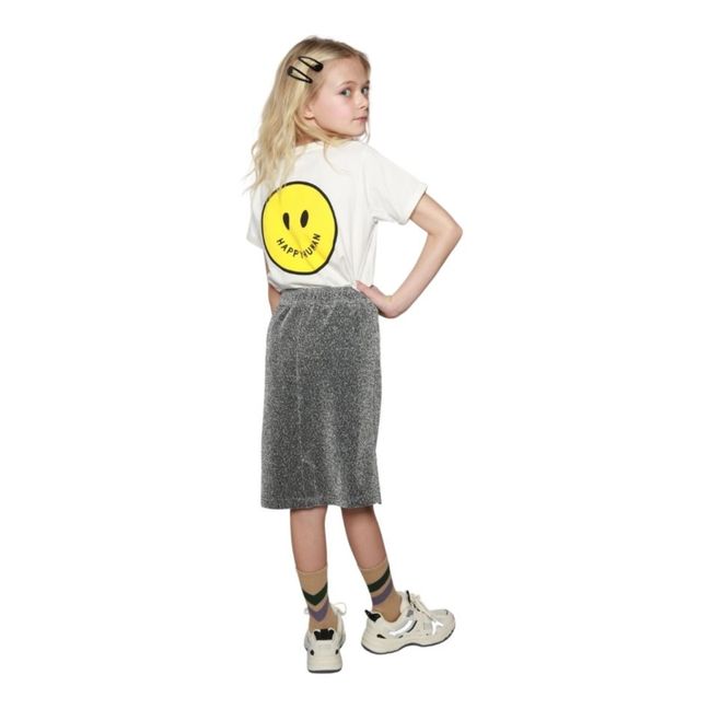 T-shirt Coton Bio Smiley | Blanc