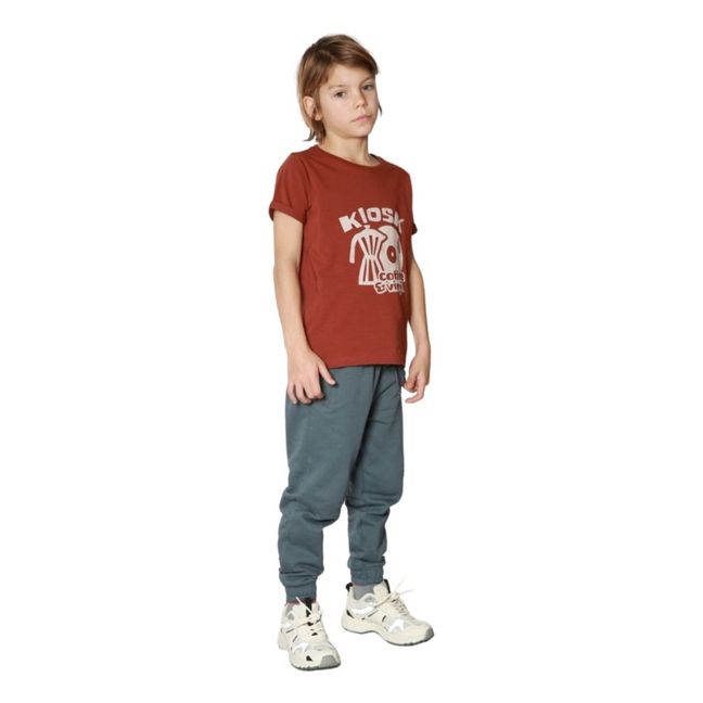Jogger Coton Bio | Bleu gris