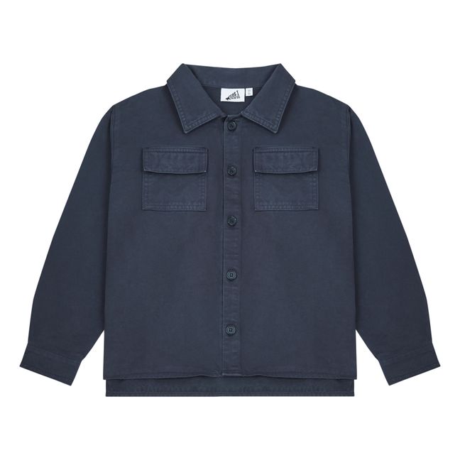 Sur-chemise Coton | Navy blue
